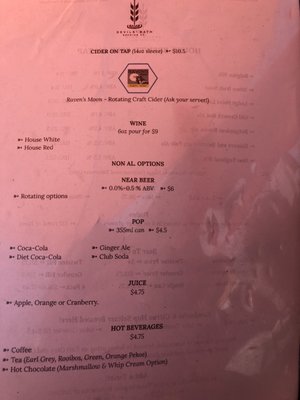 Menu photo 3 Devils’ Bath Brewing Port McNeill, BC