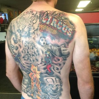 Inkspot Tattoo's - My back piece by Jacob bojorquez - Tattoo Near Me - Fontana, California Inkspot Tattoo's - My back piece by Jacob bojorquez - Tattoo Near Me - Fontana, California