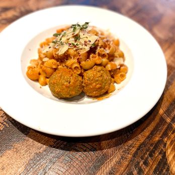 Angry Horse Eatery - a plate of pasta and meatballs - American Near Me - Superior, Colorado Angry Horse Eatery - a plate of pasta and meatballs - American Near Me - Superior, Colorado