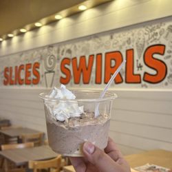 Nonni's Italian Swirl. After this pic, the ice cream was so watery