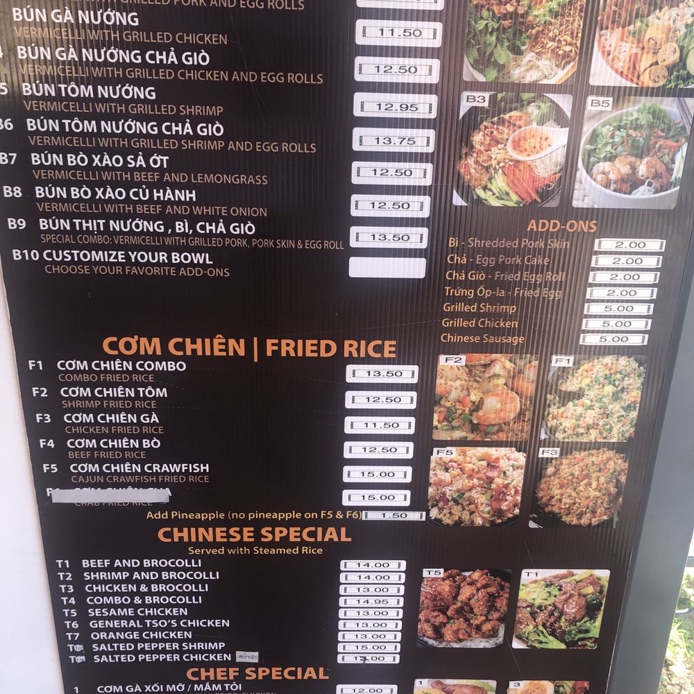 Com Tam Pa Phi - Continuation of menu - Food Trucks Near Me - Austin, Texas Com Tam Pa Phi - Continuation of menu - Food Trucks Near Me - Austin, Texas
