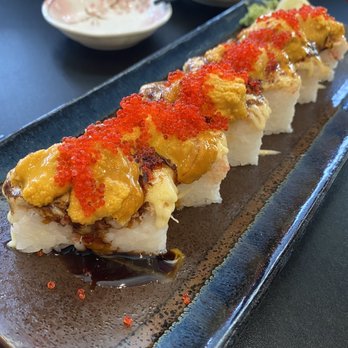 Sushi Lovers - Urchin crabby oshi - Sushi Bars Near Me - Richmond, British Columbia