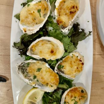 Oceano Midlothian - Baked oysters - chipotle aioli, Parmesan - Spanish Near Me - Midlothian, Virginia Oceano Midlothian - Baked oysters - chipotle aioli, Parmesan - Spanish Near Me - Midlothian, Virginia