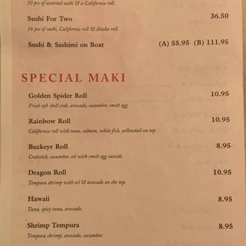 Iron Chef - Paper Menu - Japanese Near Me - Pickerington, Ohio