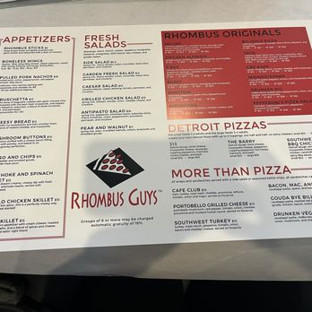 Rhombus Guys - Pizza Near Me - Fargo, North Dakota