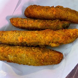 Buck's Backyard - Fried Pickles ($7)
