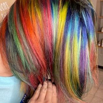 Focas Hair Salon - Amazing Colors of the Rainbow - Hair Salons Near Me - Saint Charles, Illinois