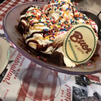 Buca di Beppo Italian Restaurant - Colossal Brownie Sundae - Italian Near Me - Lombard, Illinois Buca di Beppo Italian Restaurant - Colossal Brownie Sundae - Italian Near Me - Lombard, Illinois