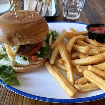 Greek on Cary - Flaming Saganaki Burger - Greek Near Me - Richmond, Virginia