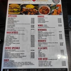 Soul Food Shack - Inglewood - Menu