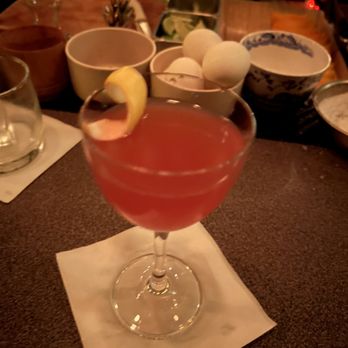Big In Japan - a drink in a coupe glass - Speakeasies Near Me - Montreal, Quebec