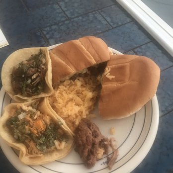 Tortas Ebenezer - Take out - Carne asada torta, chicken and carnitas tacos, rice & beans. All great! - Food Trucks Near Me - Reno, Nevada Tortas Ebenezer - Take out - Carne asada torta, chicken and carnitas tacos, rice & beans. All great! - Food Trucks Near Me - Reno, Nevada