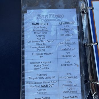 San Pedro Brewing Company - Menu - Sports Bars Near Me - San Pedro, California San Pedro Brewing Company - Menu - Sports Bars Near Me - San Pedro, California