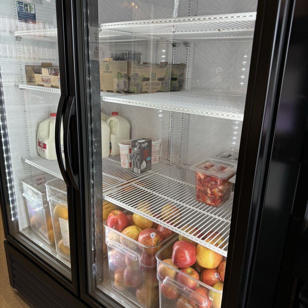 Virtue Juice + Coffee - Fridge with fresh fruits and other supplies - Juice Bars & Smoothies Near Me - Vacaville, California Virtue Juice + Coffee - Fridge with fresh fruits and other supplies - Juice Bars & Smoothies Near Me - Vacaville, California