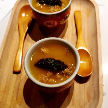Hiraya Cafe  - Oat milk custard with caviar - Filipino Near Me - Washington, DC, District of Columbia