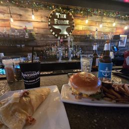 The back bar has a very unique and cozy atmosphere!