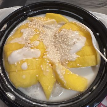 Beyond Pho & Boba - Mango with sticky rice - Bubble Tea Near Me - Denver, Colorado Beyond Pho & Boba - Mango with sticky rice - Bubble Tea Near Me - Denver, Colorado
