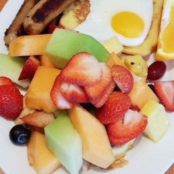 Eggs 4 Life - a plate of fruit and toast - Breakfast & Brunch Near Me - Aurora, Ontario