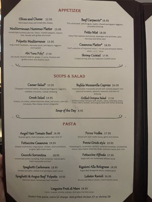 Menu photo 3 Casanova Las Vegas, NV Menu photo 3 Casanova Las Vegas, NV