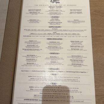 Oyster Bar - Menu (5.16.2026) - Seafood Near Me - Las Vegas, Nevada Oyster Bar - Menu (5.16.2026) - Seafood Near Me - Las Vegas, Nevada