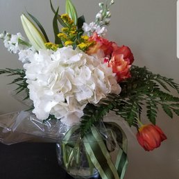 The prettiest Mother's Day arrangement ever !!!! All my favorite flowers !!!! My son stopped in Hydrangea's beautiful The prettiest Mother's Day arrangement ever !!!! All my favorite flowers !!!! My son stopped in Hydrangea's beautiful