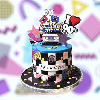 Easley Done Desserts - I the 90's themed custom cake - Desserts Near Me Easley Done Desserts - I the 90's themed custom cake - Desserts Near Me