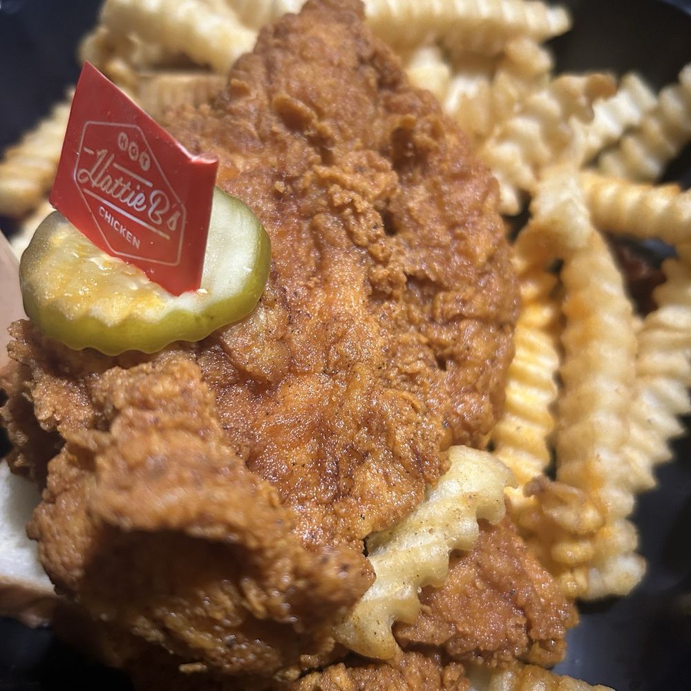 Hattie B's Hot Chicken - Austin - Domain NORTHSIDE - Medium Spice chicken tenders - Southern Near Me - Austin, Texas