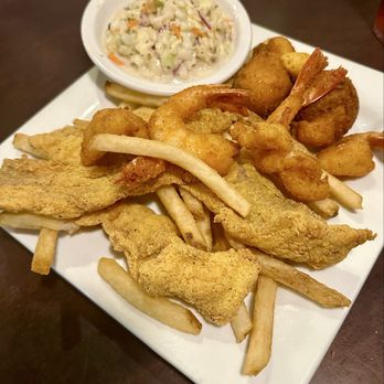 Dons Seafood - Denham Springs - 1/2 Shrimp and 1/2 Catfish (Small $15) - Seafood Near Me - Denham Springs, Louisiana Dons Seafood - Denham Springs - 1/2 Shrimp and 1/2 Catfish (Small $15) - Seafood Near Me - Denham Springs, Louisiana