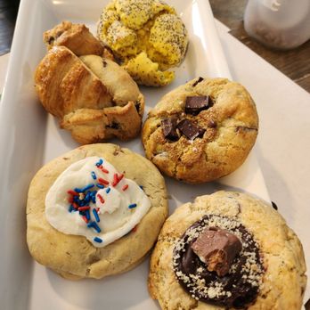 Half Baked Cookies - Lemon poppyseed Cookie MVP twix Sbowball - Desserts Near Me - Williamsville, New York