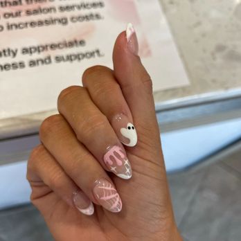 Real Nail & Spa - Halloween almond nails - Waxing Near Me - Niles, Illinois Real Nail & Spa - Halloween almond nails - Waxing Near Me - Niles, Illinois