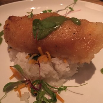 Hob Nob - Seabass was beautiful presented but lacked flavor - New American Near Me - Naples, Florida