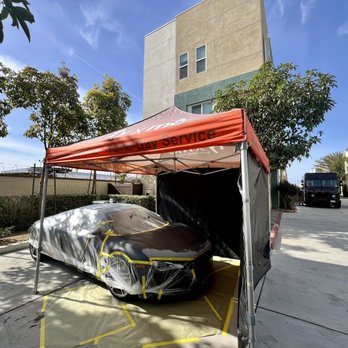 Fyxme - The setup outside my front door! - Mobile Dent Repair Near Me