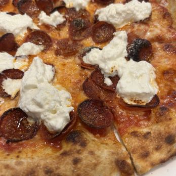 Sour Street Pizza - Pepperoni pizza add stracciatella - Pizza Near Me - Norfolk, Virginia