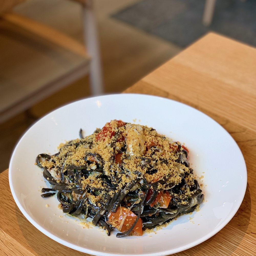 Cortina - Linguine Nero.  Instagram @seattle_foodlover - Italian Near Me - Seattle, Washington