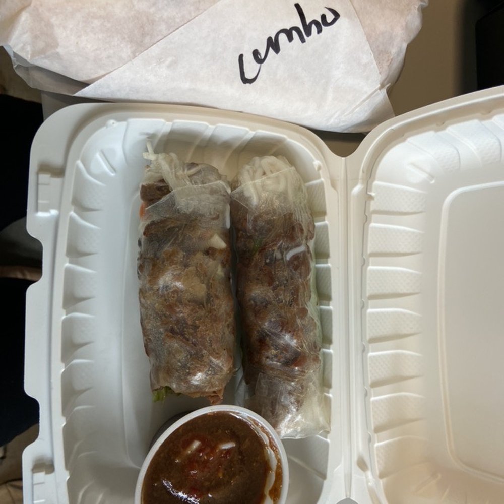 Vietlicious - Combo banh mi and spring rolls - Vietnamese Near Me - Seattle, Washington