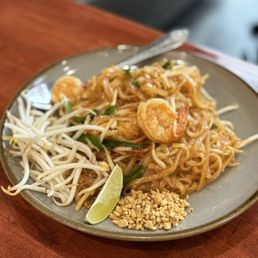 Chicken phad Thai. Great flavor and good price! Chicken phad Thai. Great flavor and good price!