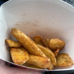 I just got breakfast I ordered a medium and this is what I got! Medium container but a small amount. I'd give them no stars if I could!!!
