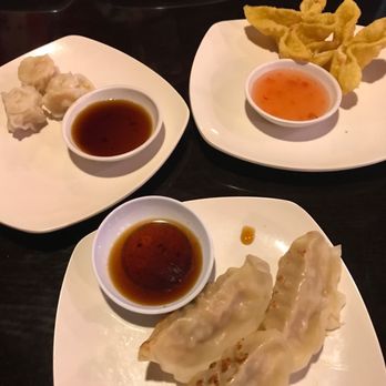 Sushi Ai - Appetizers - shrimp shumai, pork gyoza, and crab rangoon. - Sushi Bars Near Me - Clayton, Missouri