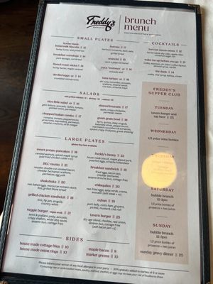 Menu photo 2 Freddy’s Restaurant Pleasantville, NY Menu photo 2 Freddy’s Restaurant Pleasantville, NY