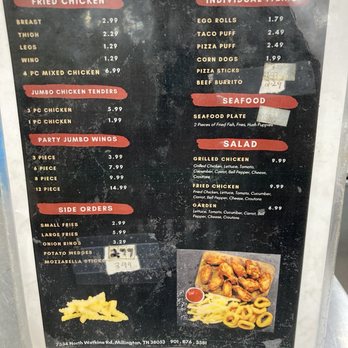 Shelby Forest Corner Store - Menu - Burgers Near Me - Millington, Tennessee