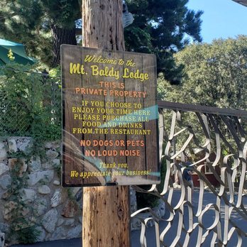 Mt Baldy Lodge - Sign in patio - American Near Me - Mount Baldy, California Mt Baldy Lodge - Sign in patio - American Near Me - Mount Baldy, California