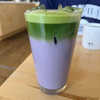 Coalescence Coffee - Ube Pandan Matcha Latte - Coffee & Tea Near Me - Norfolk, Virginia Coalescence Coffee - Ube Pandan Matcha Latte - Coffee & Tea Near Me - Norfolk, Virginia
