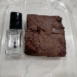 Pardon My Cheesesteak - $8.99 brownie 2.45oz with NO CARAMEL sauce