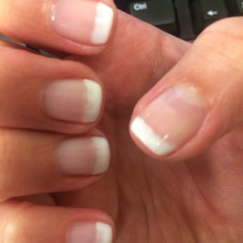 Nail Express - Jagged French manicure.. - Nail Salons Near Me - Honolulu, Hawaii