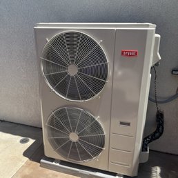 New AC unit professional installed by Aloha AC and plumbing.