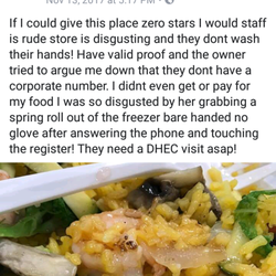 Panda Garden - Harassment from employees