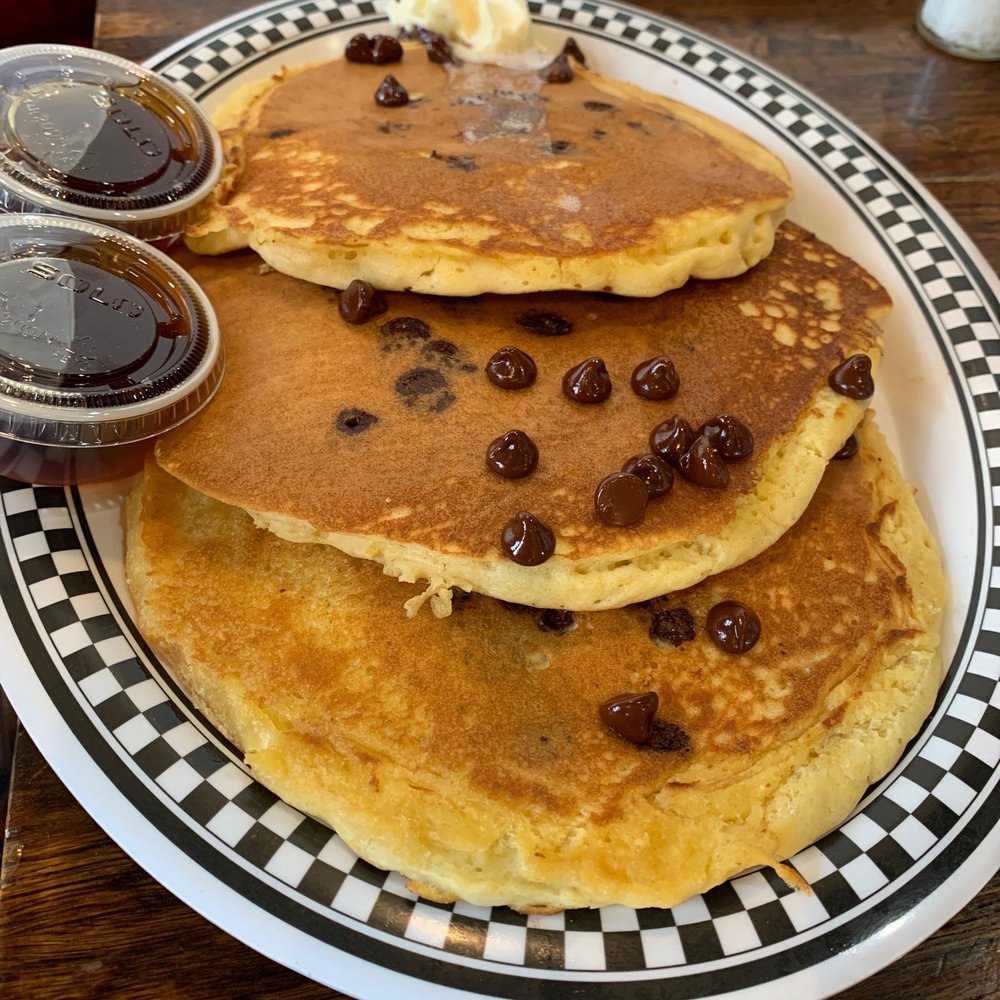Downtown Diner - Chocolate chip pancakes - Diners Near Me - Celebration, Florida Downtown Diner - Chocolate chip pancakes - Diners Near Me - Celebration, Florida