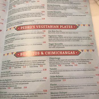 Pedros Tacos And Tequila Bar - Menu - Mexican Near Me - Lafayette, Louisiana Pedros Tacos And Tequila Bar - Menu - Mexican Near Me - Lafayette, Louisiana