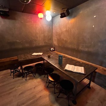 Roosterspin - This place has two private karaoke rooms, y'all! View 2 of 3 larger room Capacity 22 people - Bars Near Me - New Brunswick, New Jersey Roosterspin - This place has two private karaoke rooms, y'all! View 2 of 3 larger room Capacity 22 people - Bars Near Me - New Brunswick, New Jersey
