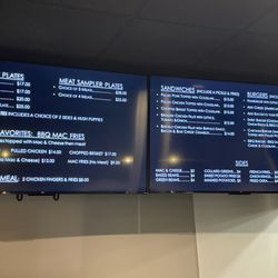 Sweet Carolina Barbecue - Menu
